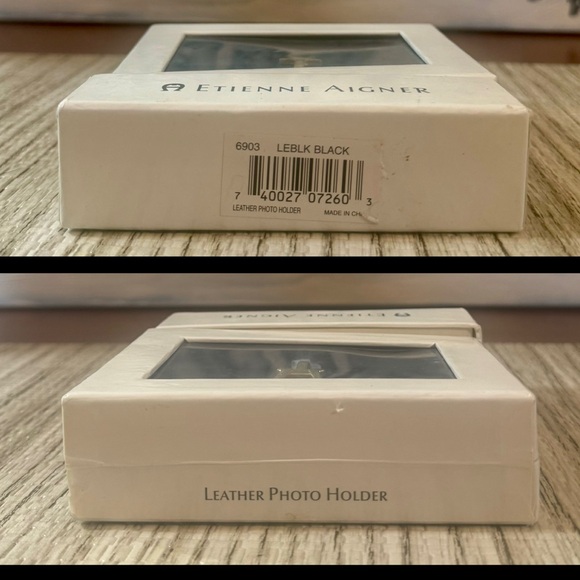 Vintage Etienne Aigner black leather photo book/Wallet - Picture 6 of 9